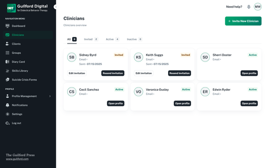 Clinicians Overview